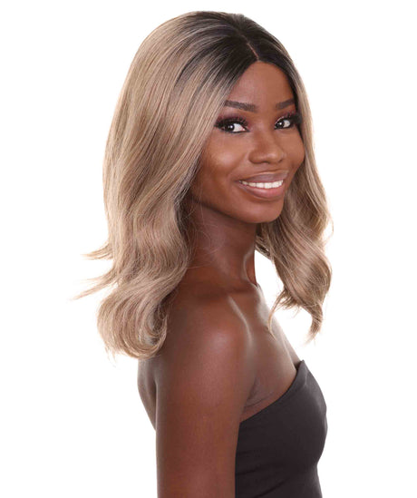 Nunique Women's 14" in. Lace Front Heat Resistant Iconic Wig - Designed with Adjustable Lining for Universal Comfort - Heat Resistant Synthetic Fibers