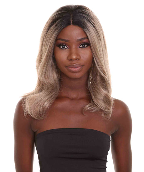 Nunique Women's 14" in. Lace Front Heat Resistant Iconic Wig - Designed with Adjustable Lining for Universal Comfort - Heat Resistant Synthetic Fibers