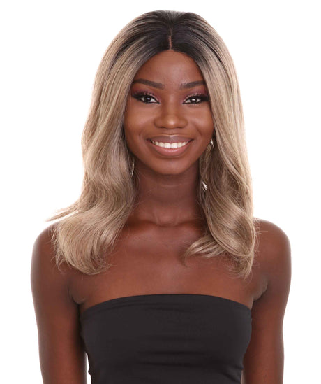 Nunique Women's 14" in. Lace Front Heat Resistant Iconic Wig - Designed with Adjustable Lining for Universal Comfort - Heat Resistant Synthetic Fibers