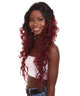 Nunique Women's 33" Lace Front Heat Resistant Natural Model Wig - Extra Long Length Curly Brunette Hair - Easy to Wear and Simple to Maintain