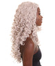 Victoria Nunique Women's 27" in. Lace Front Heat Resistant New Grey Styled Wig | NU