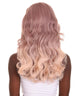 Dusty Rose Adult Women's 21 In. Wig - Long Length Walnut Brown Ombre  Hair - Lace Front Heat Resistant Fibers