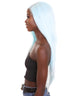 Nunique Adult Women's 23" In. Social Media / Make Up Artist Influencer Inspired Wig - Long Length Frozen Light Blue  Hair - Lace Front Heat Resistant Fibers