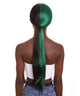 Double Entendre - Lace Split Dye Blow Out in Dark Green and Black - Adult Fashion Wig | Nunique