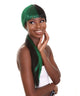 Double Entendre - Lace Split Dye Blow Out in Dark Green and Black - Adult Fashion Wig | Nunique