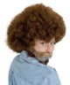 HPO | 80's Painterly Afro Wig and Beard Set | Celebrity Costume, Men's Halloween Wig