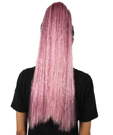 Multi Color Tinsel Ponytail Extensions