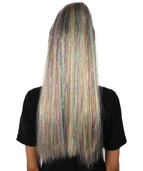Multi Color Tinsel Ponytail Extensions