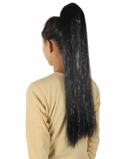 Black Vibrant Ponytail Extension
