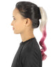 Blonde/Red Vibrant Ombre Ponytail Extension