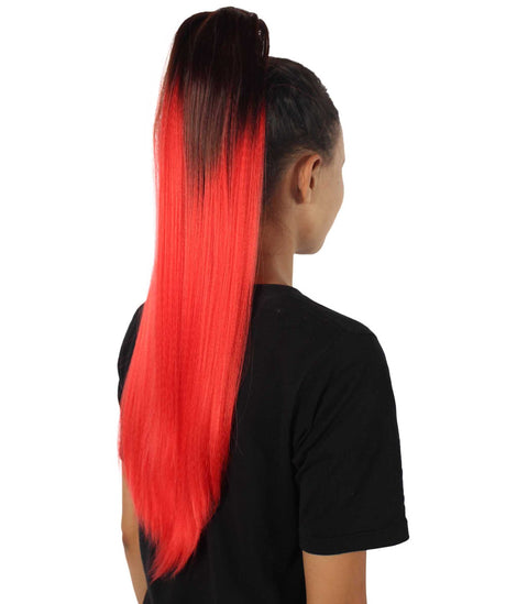 Brown/Red Celebrity Ponytail Extension