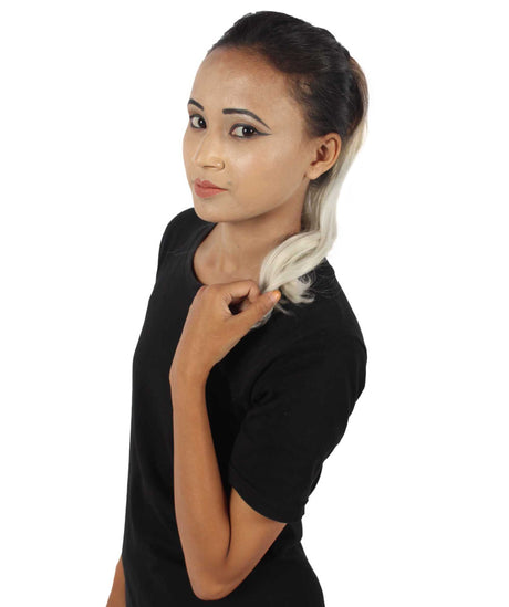 14" Inch Brown/Blonde Vibrant Ponytail Ombre Hair Extension